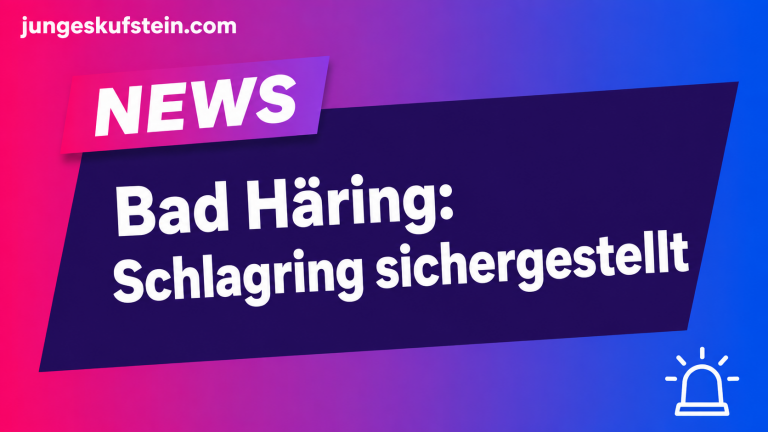 Bad Häring Schlagring sichergestellt