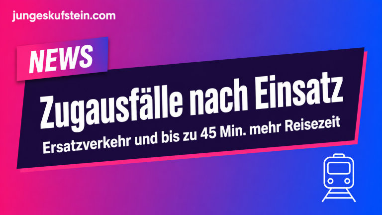 Zugausfälle nach Einsatz in Kufstein